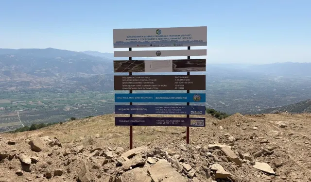 Bozdoğan'ın GES yatırımında çalışmalar hız kesmiyor