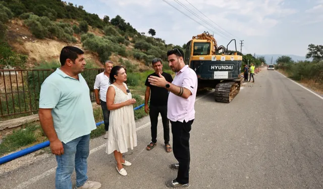 Efes Selçuk'ta 40 yıldır beklenen yol yenileniyor