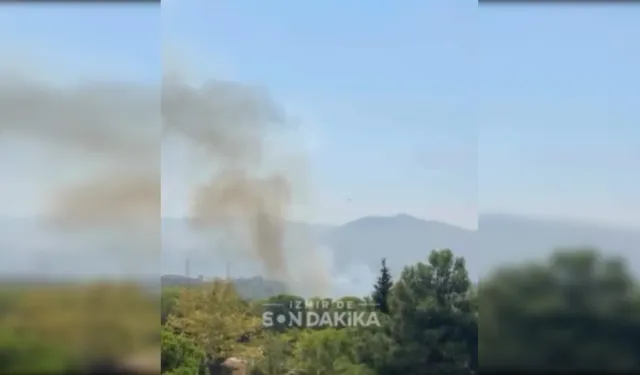 Ege Üniversitesi lojmanında yangın paniği