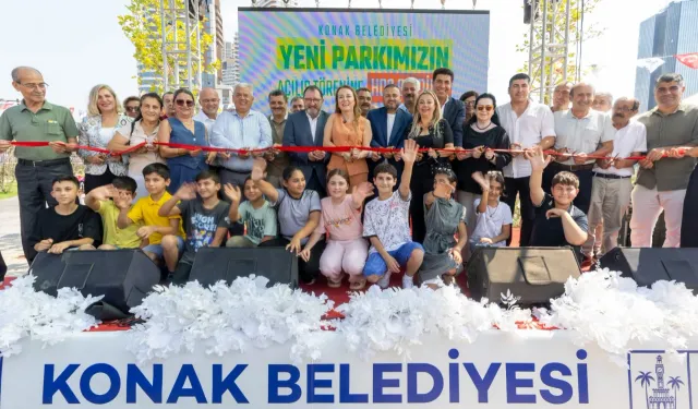 Konak'ta 6 bin metrekarelik yeni park hizmete açıldı