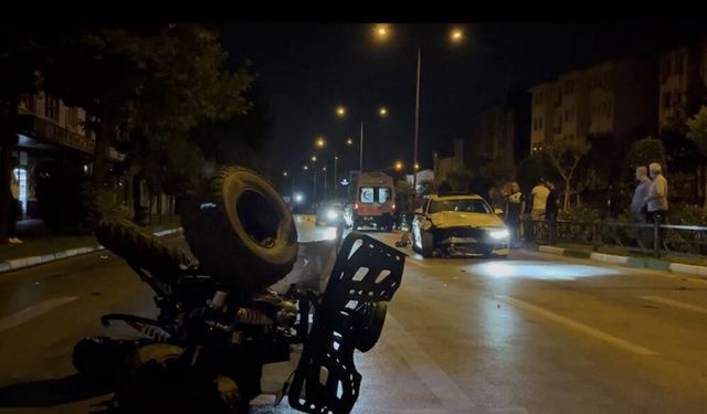 Korkunç kaza: Çarpmanın etkisiyle 100 metre savruldu, kurtarılamadı!