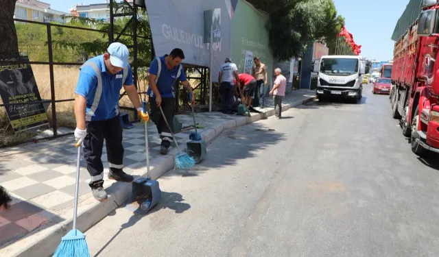 Menderes'te köşe bucak temizlik mesaisi