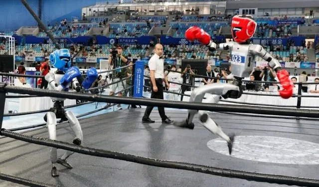 Robotların olimpiyatında final heyecanı: 2 bin 56 robot yarıştı