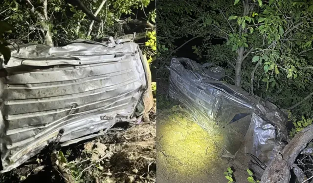 Ticari araç uçurumdan yuvarlandı: Araçtaki 4 kişi öldü, 5 kişi yaralandı