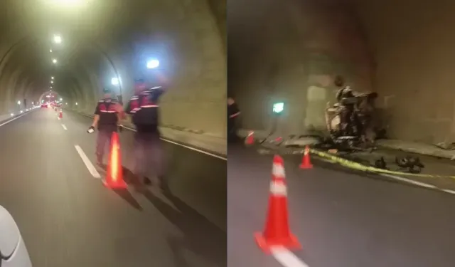 Tünel içerisinde kontrolden çıkan araç duvara çarptı: Yaşlı çift hayatını kaybetti