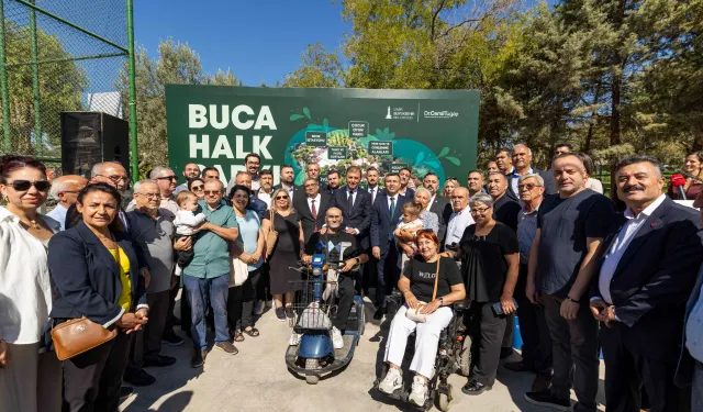 Atıl alan Halk Parkı’na dönüştü: Buca’ya yeni yaşam alanı