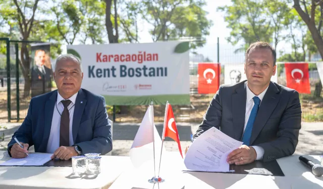 Bornova’da iki yeni kent bostanı üretime açıldı