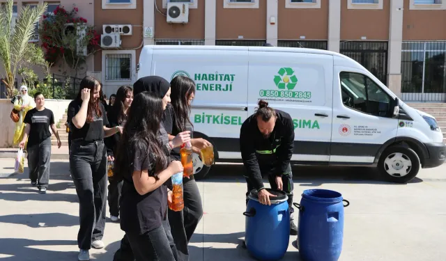 Buca’da atık yağlar lavaboya değil geri dönüşüme