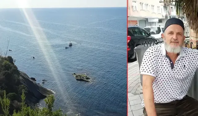 Denize giren 60 yaşındaki adam kayalıklara sıkışarak boğuldu