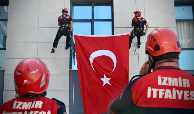 Dikili Devlet Hastanesi’nde yangın tatbikatı
