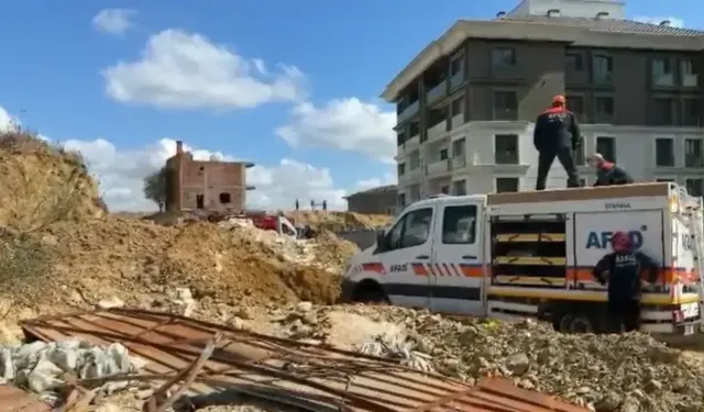 İstinat duvarı çöktü: 1 işçi öldü, 1 işçi yaralandı