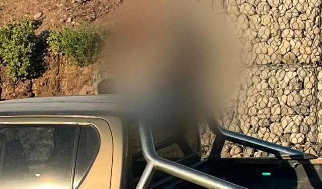 İstinat duvarına çakılmış halde ceset bulundu!