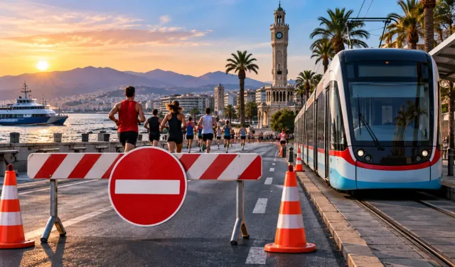 İzmir’de pazar günü ulaşım planı değişiyor: Yollar kapalı, tramvay 5 saat çalışmayacak