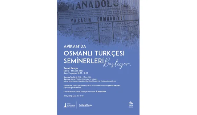 İzmir’de ücretsiz Osmanlı Türkçesi seminerleri başlıyor