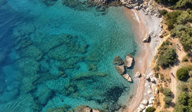 İzmir’in doğal kalan kıyılarından biri: Gerence Koyu