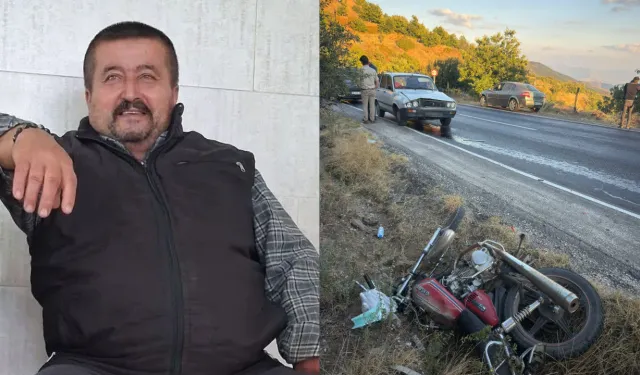 İzmir'de feci kaza: Yol kenarında bekleyen motosiklet sürücüsü canından oldu