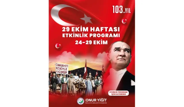 29 Ekim'de Balçova Cumhuriyet için buluşacak