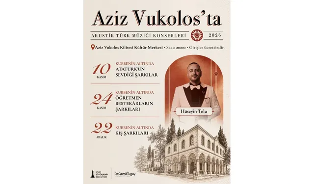 Aziz Vukolos’ta akustik müzik konserleri başlıyor
