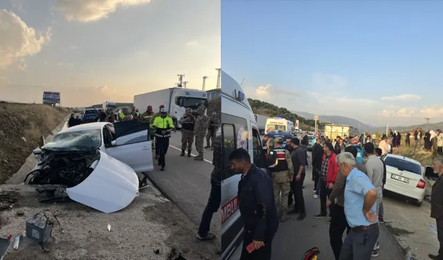Beton menfeze çarpan otomobildeki 2 kişi öldü, 1 kişi yaralandı
