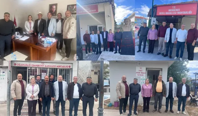 CHP'li Karabel'den Menderes'te dört mahalleye ziyaret