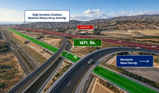 Çiğli ile Karşıyaka arasına 950 metrelik yeni yol