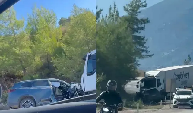 Cip ile kamyon kafa kafaya çarpıştı: Çinli turist hayatını kaybetti