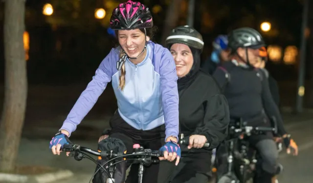 Görme engelliler Kültürpark'ta hayallerine pedal çevirdi