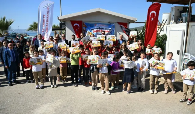 Gümüldür Balıkçı Barınağı'nda çocuklara özel etkinlik