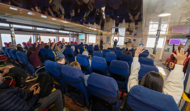 İzmir'de vapur yolculukları sporla başlıyor