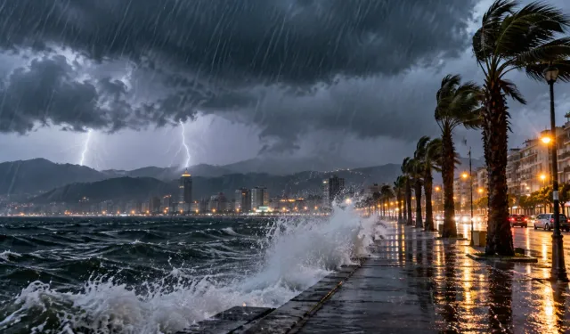 İzmir’e Meteoroloji’den kritik uyarı! Kuvvetli sağanak geliyor