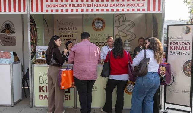 İzmir GastroFest'te Bornova rüzgarı: Kınalı Bamya'ya yoğun ilgi