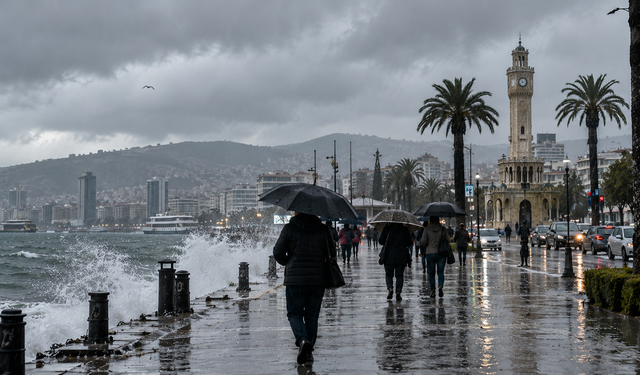 İzmir'de yağışlar rekor kırdı: 66 yılın en yükseği