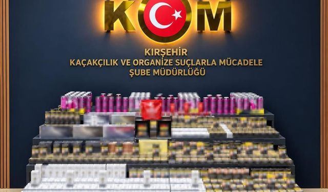 Kaçak ürün operasyonu: 750 paket sigara ve 120 ürün ele geçirildi