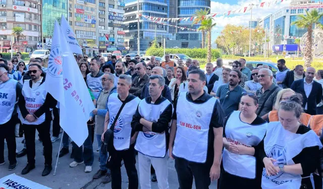 Konak’ta SDT eylemi: Çalışanlar beşinci kez toplandı