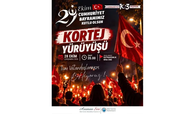 Menderes'te 29 Ekim'e özel kutlama programı