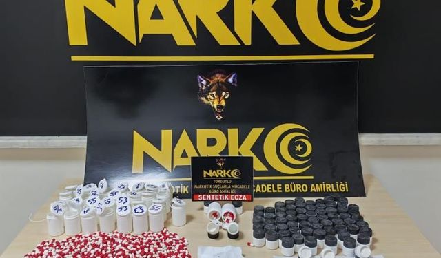 Narkotik operasyonu: Binlerce hap ve sentetik ecza tozu ele geçirildi
