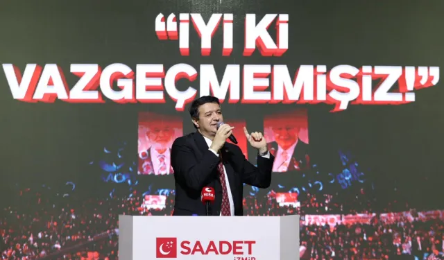 Saadet Partisi İzmir'de Milli Görüş büyüklerini andı