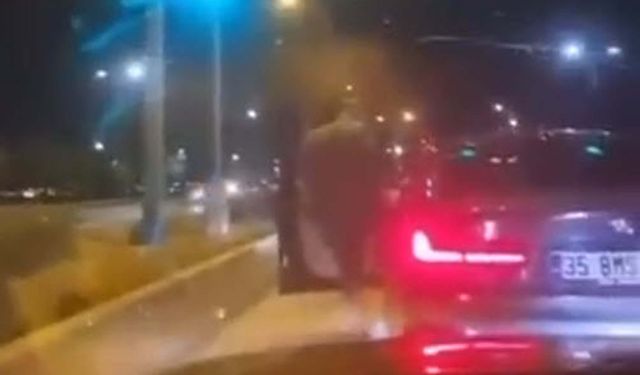 İzmir’de trafikte d*hşet: Sürücüye ve yolcuya ağır ceza