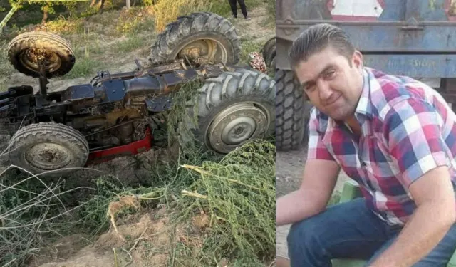 Üzüm bağında feci kaza: 2 çocuk babası hayatını kaybetti