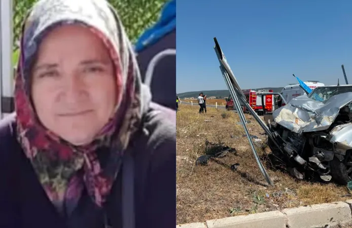 Oğluyla babasını ziyarete gidiyordu: Kazada yaşamını yitirdi