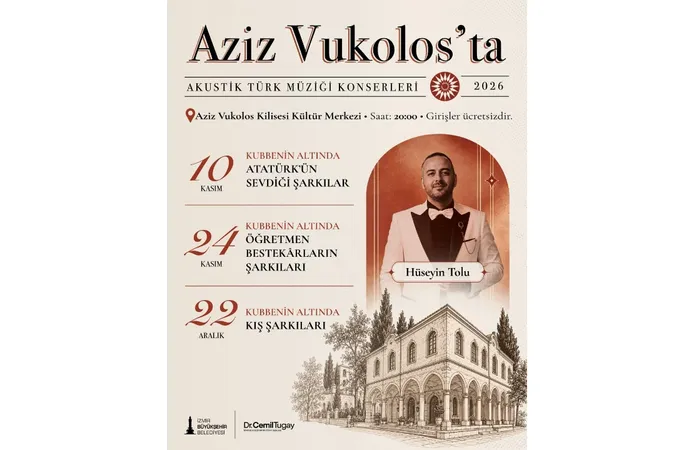 Aziz Vukolos’ta akustik müzik konserleri başlıyor