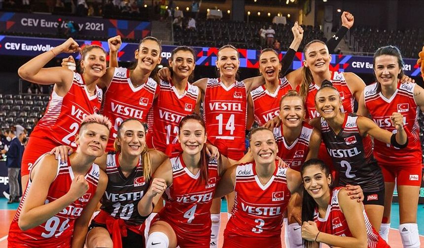 Filenin Sultanları yine tarih yazdı! A Milli Kadın Voleybol Takımı finalde
