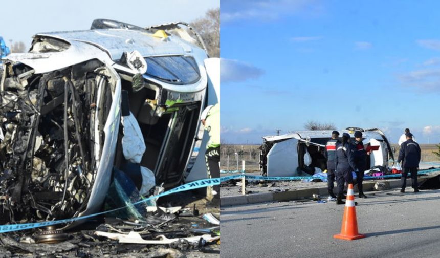 Konya'da feci kaza: Takla atan otomobildeki 3 kişi hayatını kaybetti