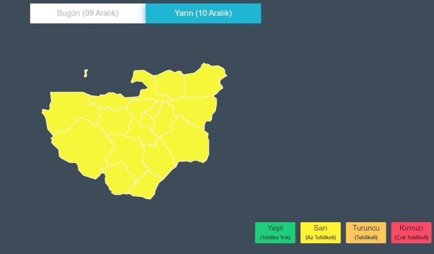 Kuvvetli yağış ve rüzgar geliyor: Bursa için sarı uyarı verildi!