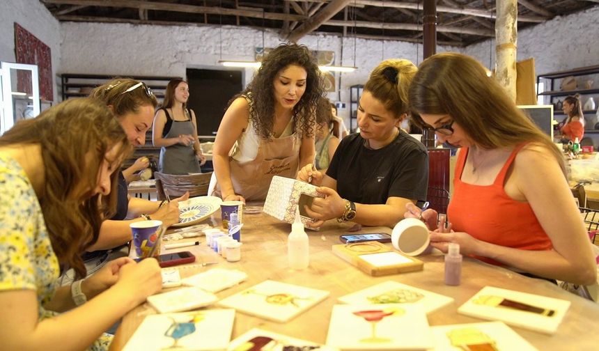 Aliağa'da bir sanat hikayesi: Atölye Şakran kapılarını açtı