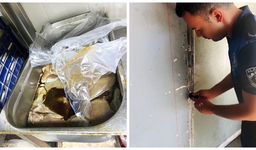 Bozulmuş gıda ürünleriyle hizmet veren restoran mühürlendi