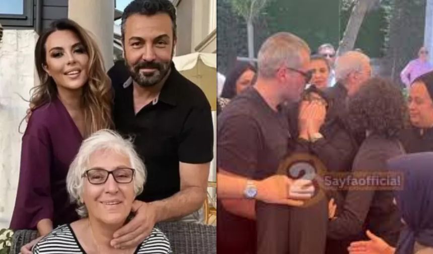 En acı veda! Aslı Hünel annesinin cenazesinde bayıldı!