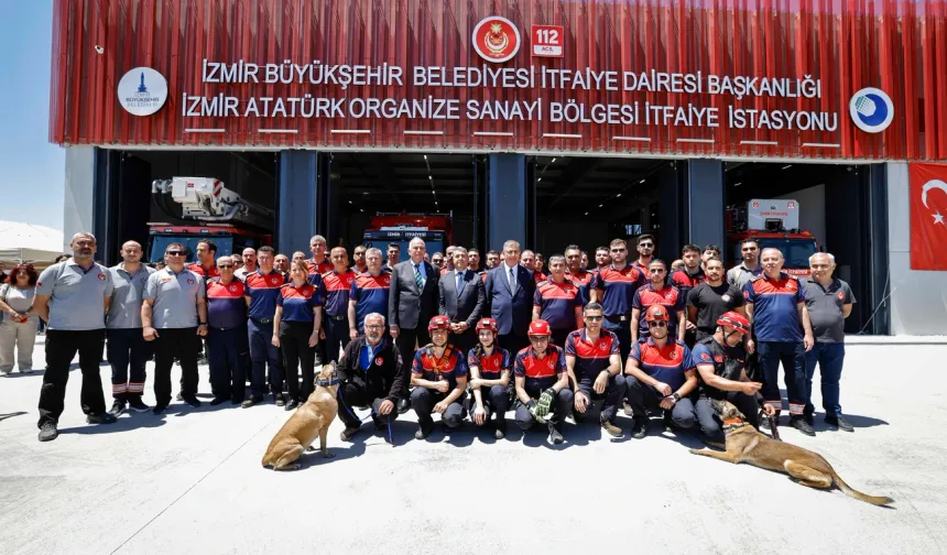 İzmir Atatürk OSB’de endüstriyel yangınlara karşı kritik adım: 75 milyon TL’lik İtfaiye İstasyonu hizmete açıldı