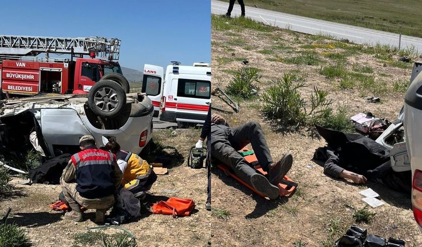 İki araç çarpıştı, ortalık kan gölüne döndü: 4 ölü, 2 yaralı var
