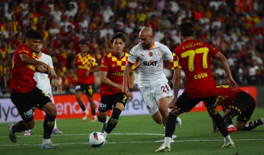 İzmir'de kazanan Galaasaray: Göztepe: 0 - Galatasaray: 2